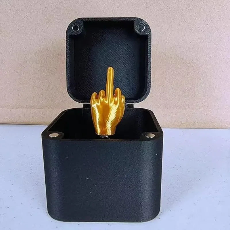 Middle Finger Interesting Prank Box