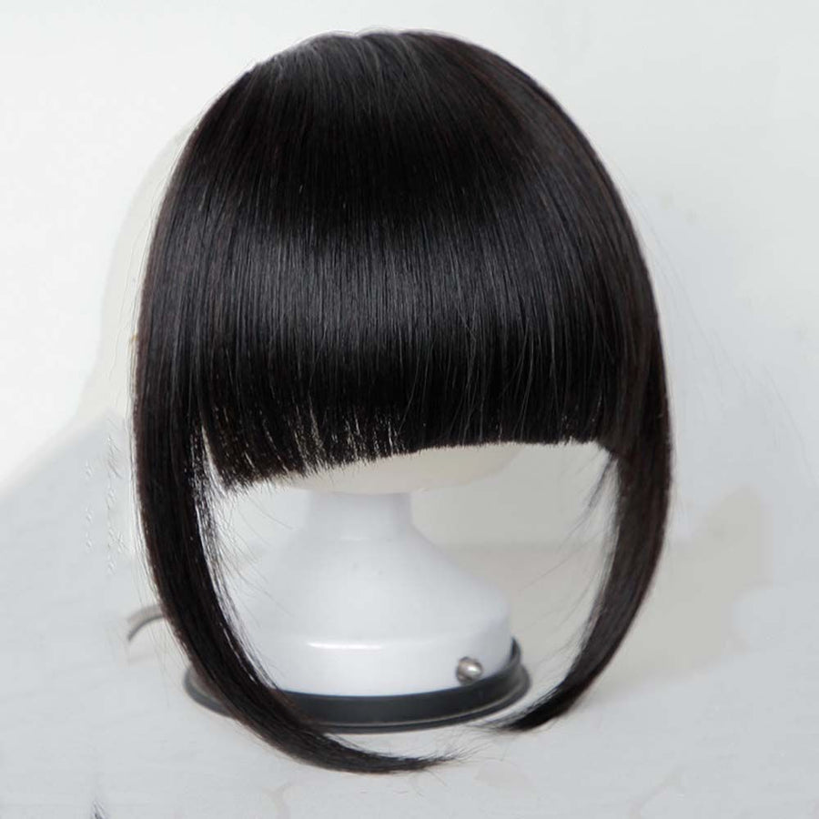 Clip-On Natural Look Synthetic Hair Bangs - Image 4