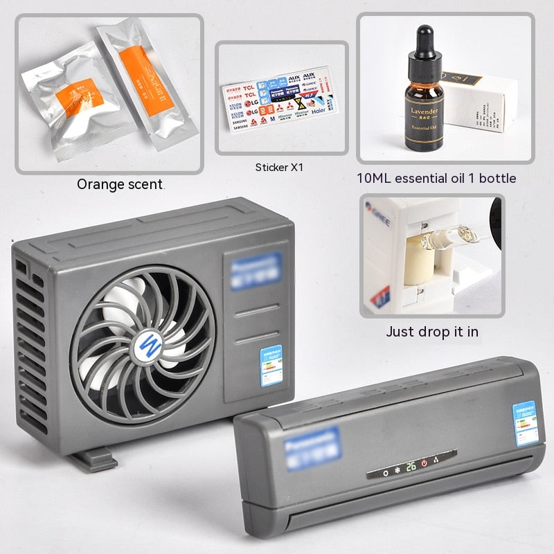 Mini Solar AC Car Aromatherapy Decor - Image 7