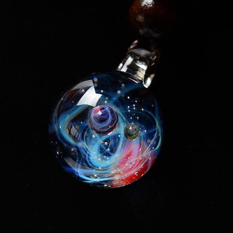 Universe Solar System Creative Necklace