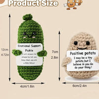 You Got This Mini Crochet Encouraging Desk Buddy Friend - Image 5