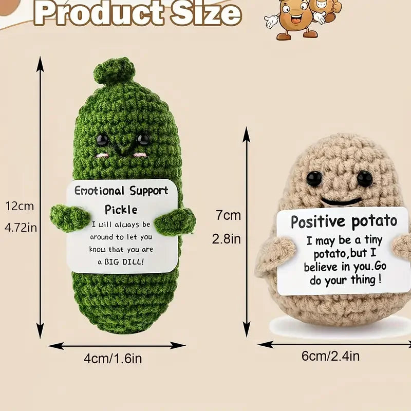 You Got This Mini Crochet Encouraging Desk Buddy Friend - Image 5