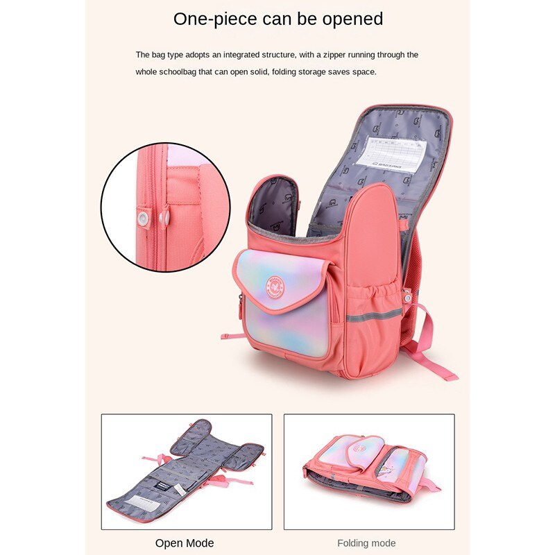 Reflective Large Waterproof Kids School Bag - Image 3
