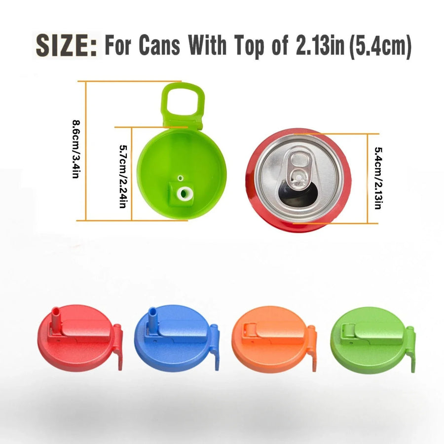 No-Split Travel Reusable Soda Can Lid Cover - Image 3