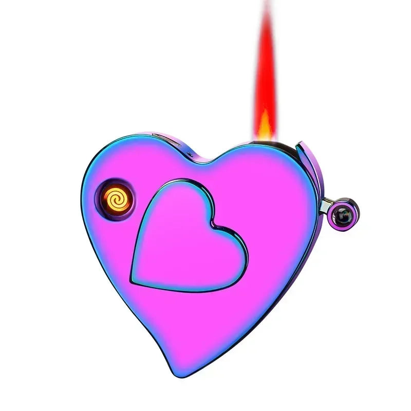 Windproof Everlasting Love Projector Lighter - Image 4