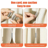 Curtain Lock Magnetic Light-Block Seal Clips - Image 6