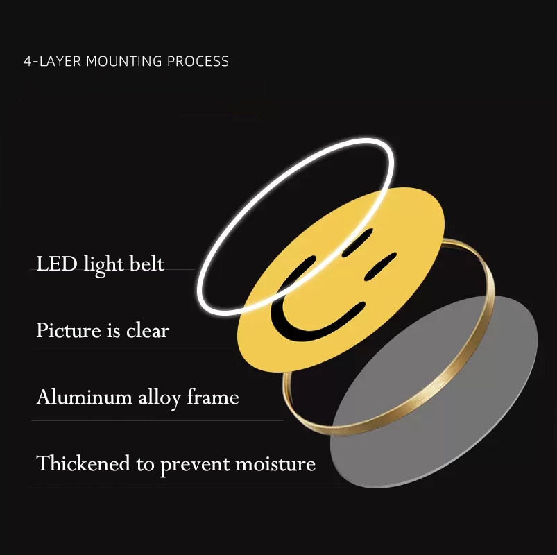 Elegant Big Smile Emoji Light - Image 5