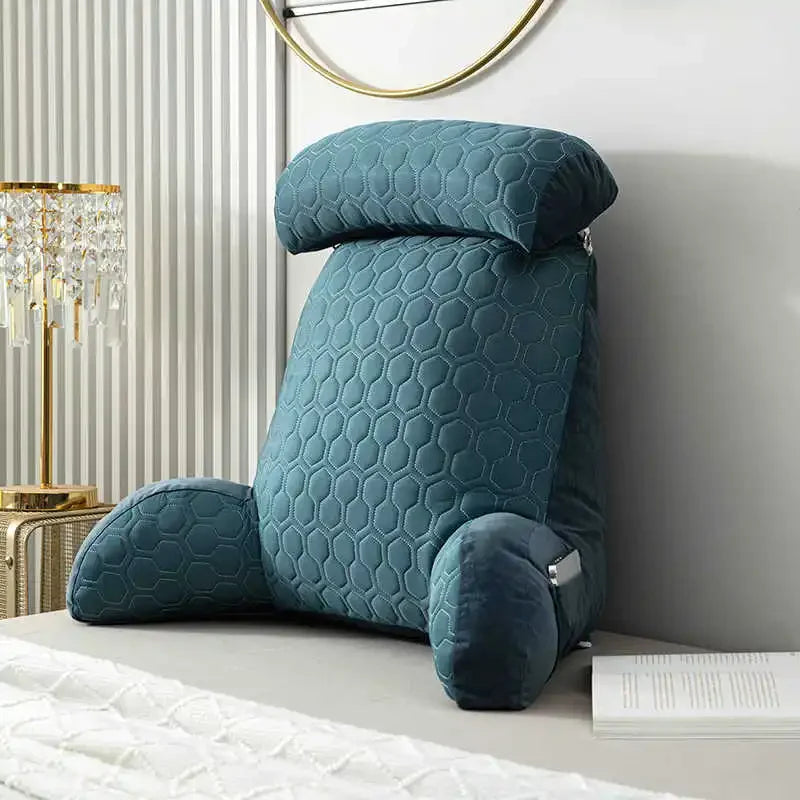 Ultra Cool Latex Washable Comfy Reading Back Pillow - Image 0