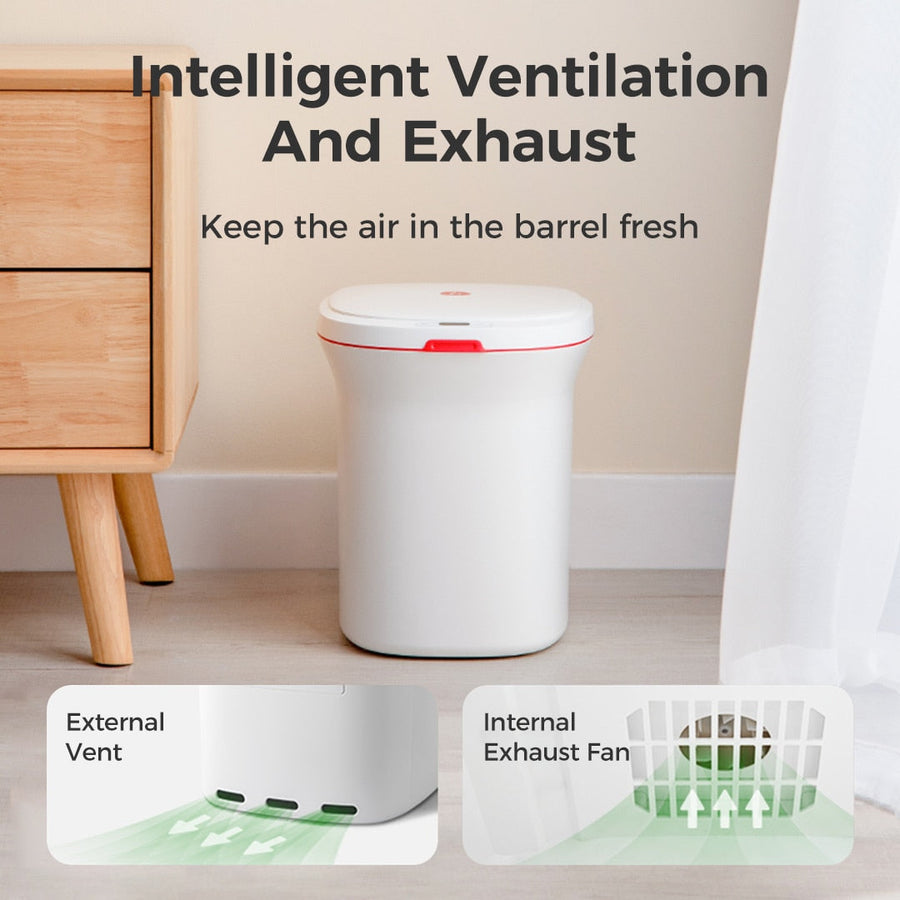 Smart Automatic Bagging Smart Sensor Trash Can - Image 2