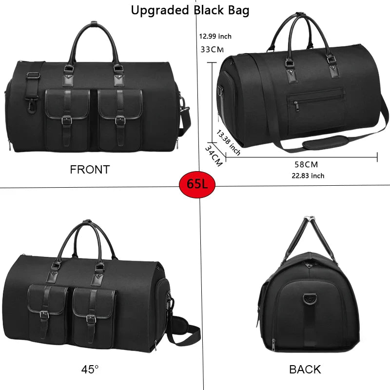 Shoe Suit Storage Foldable Compact Travel Bag - Image 5