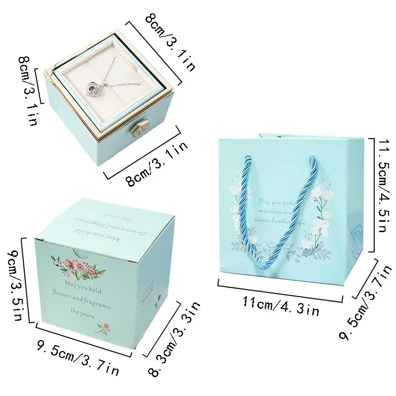 Eternal Rose Spin Display Jewelry Box - Image 5