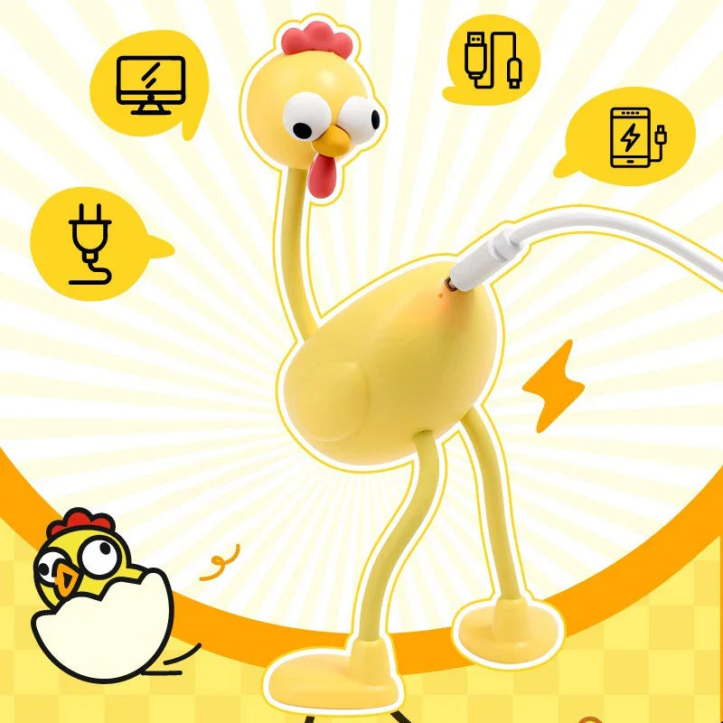 Crazy Chicken Character Night Lamp - Image 4