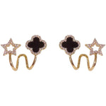 Lucky Charm Four-Leaf Clover Chic Earrings