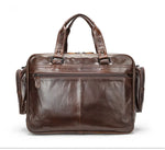 Multifunctional Large Capacity Genuine Leather Vintage Handbag