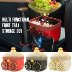 Travel Tray Portable Car Armrest Cup Holder Storage Box