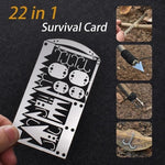 22in1 Stainless Steel Outdoor Survival Pocket Tool