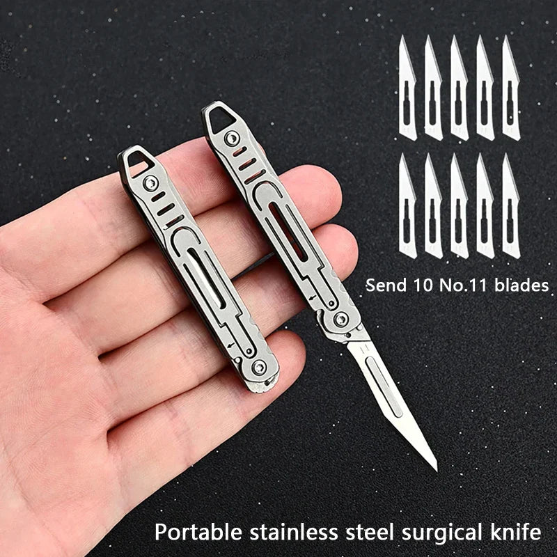 Replaceable Blades Foldable EDC Knife - Image 3