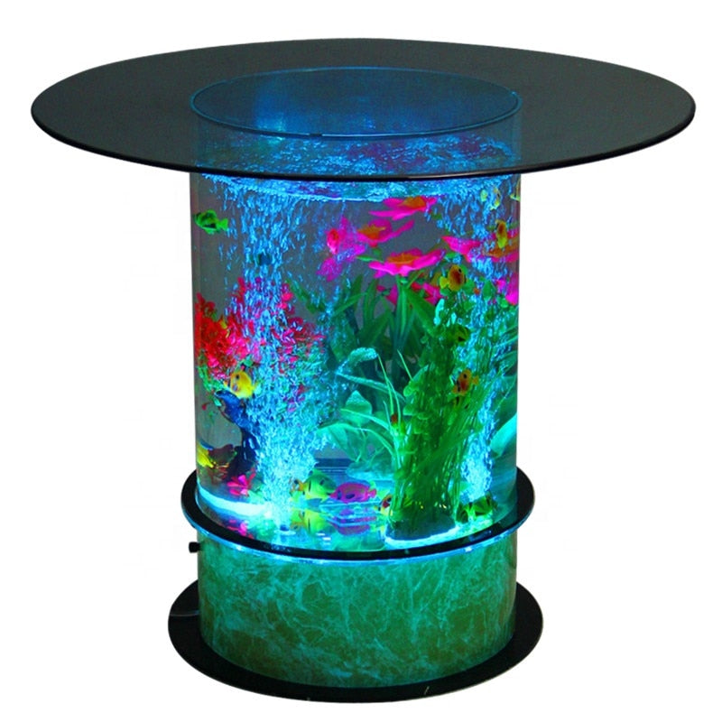 Elegant LED Magic Water Bubble Round Table - Image 6