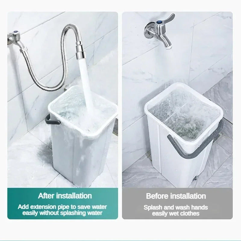 Universal Flexible Adjustable Kitchen Faucet Extender Nozzle - Image 6