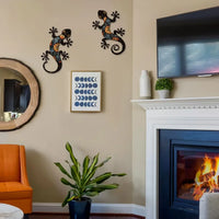 Artistic Mosaic Gecko Wall Decor - Image 2
