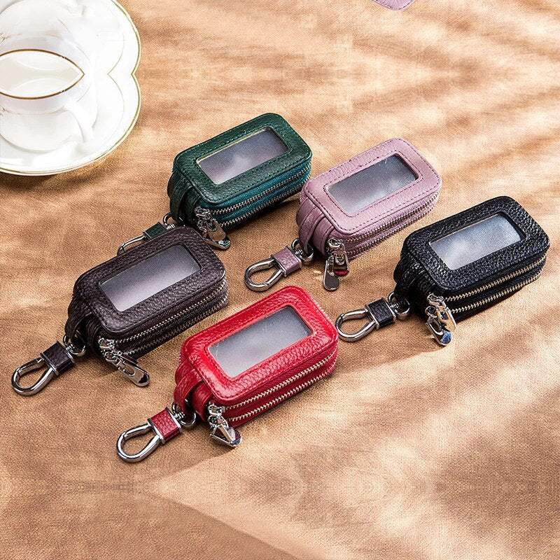 Elegant Car Key Leather Case Wallet