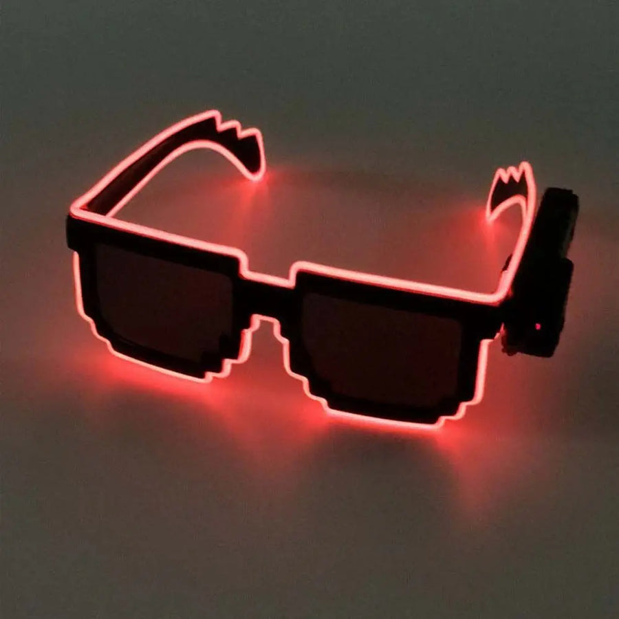 Flashing Luminous 8-Bit Stylish Party Glasses - Image 6