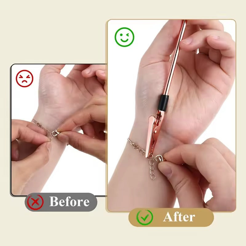 One Hand Bracelet Clasp Holder Jewelry Tool - Image 3