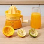 Dual Press Hand Powered Effortless Lemon Fruit Juicer