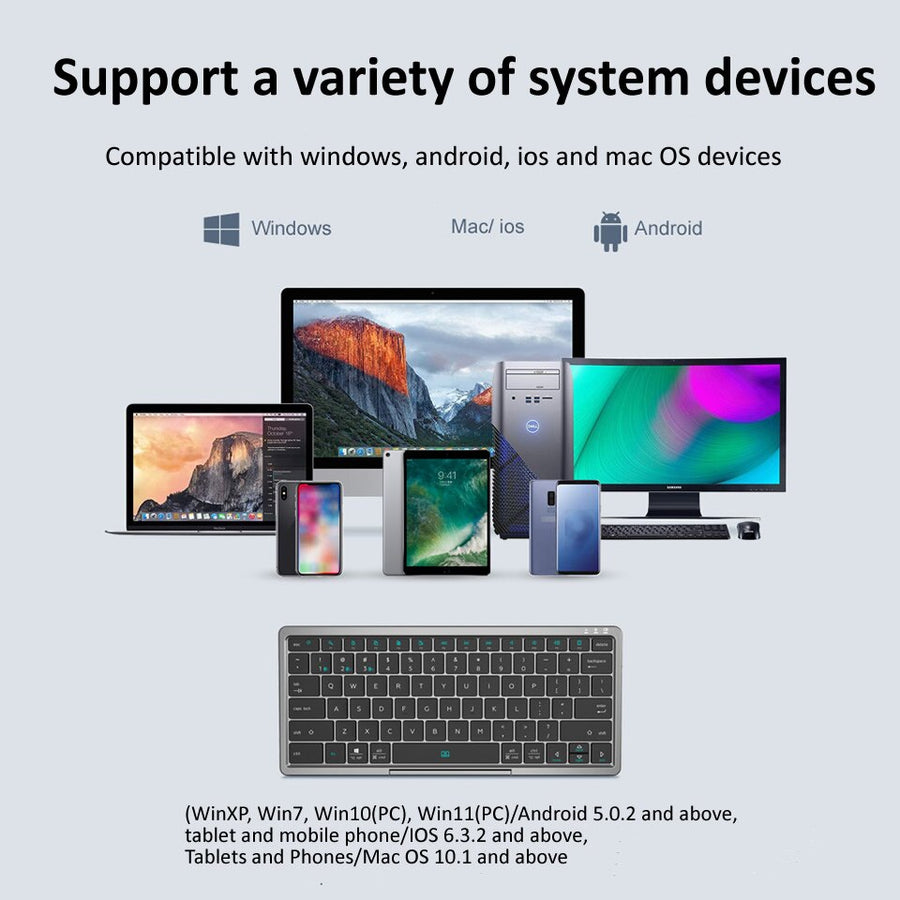 Tablet Holder Wireless Practical Touchpad Portable Keyboard - Image 3