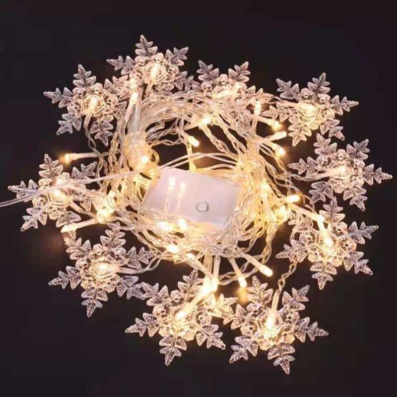 LED Fairy Snowflake Lights - Image 7