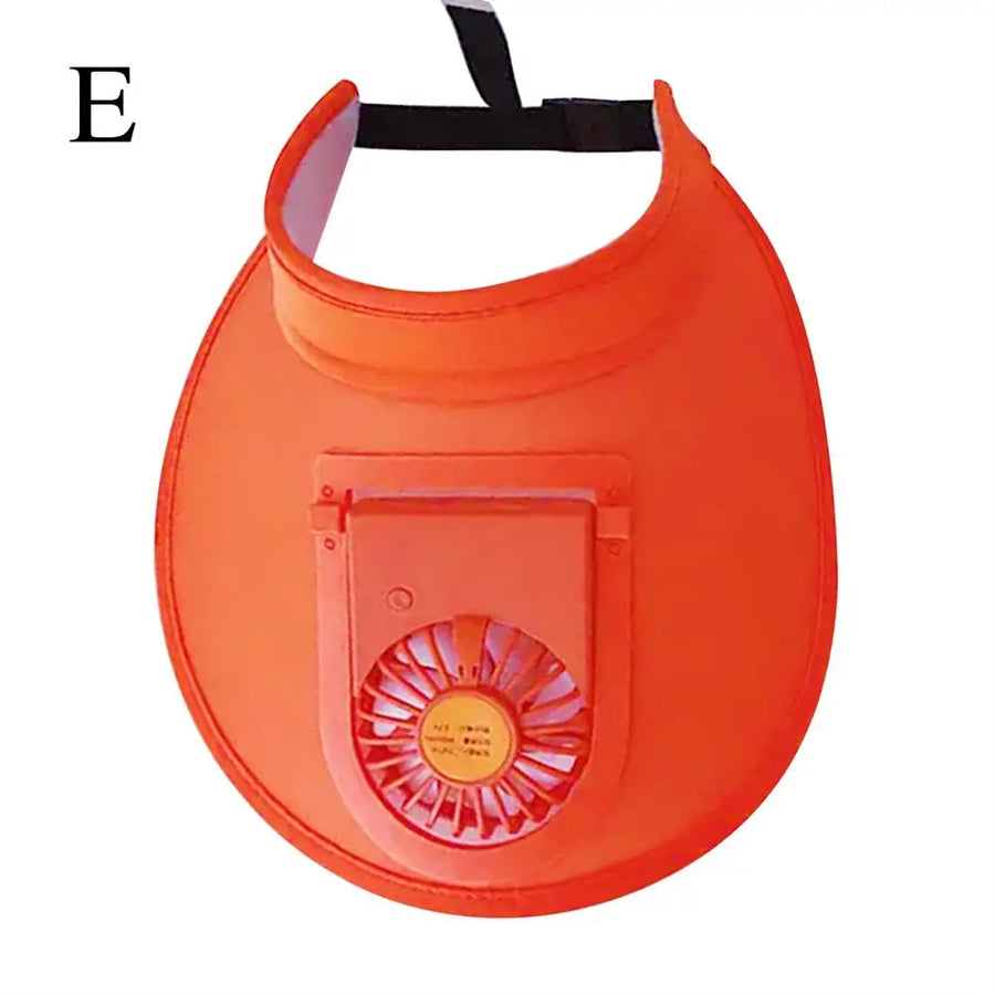 Breathable Summer Sun Visor Cooling Fan Hat - Image 7