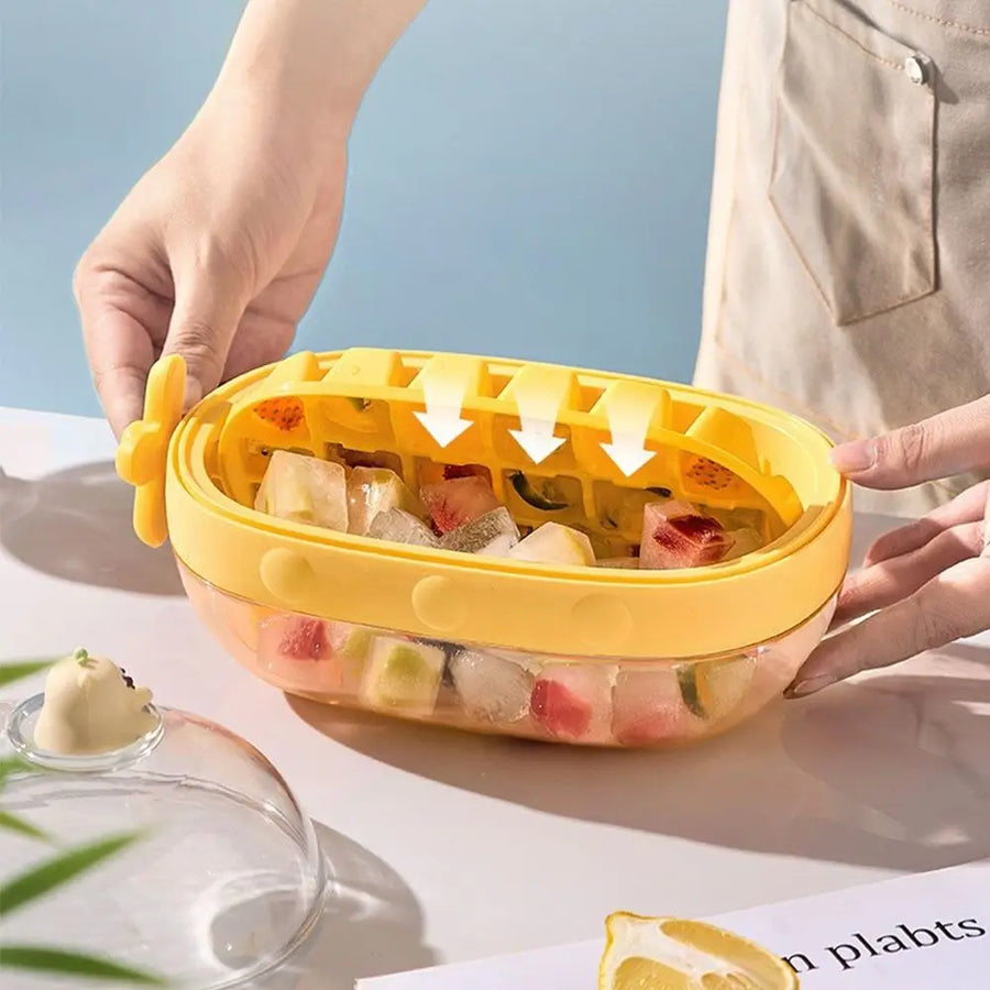 Cute Cartoon Rotating Knob Ice Cube Tray - Image 7