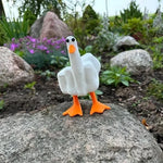 Middle Finger Resin Duck Decor