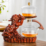 Mystic Golden Dragon Teapot