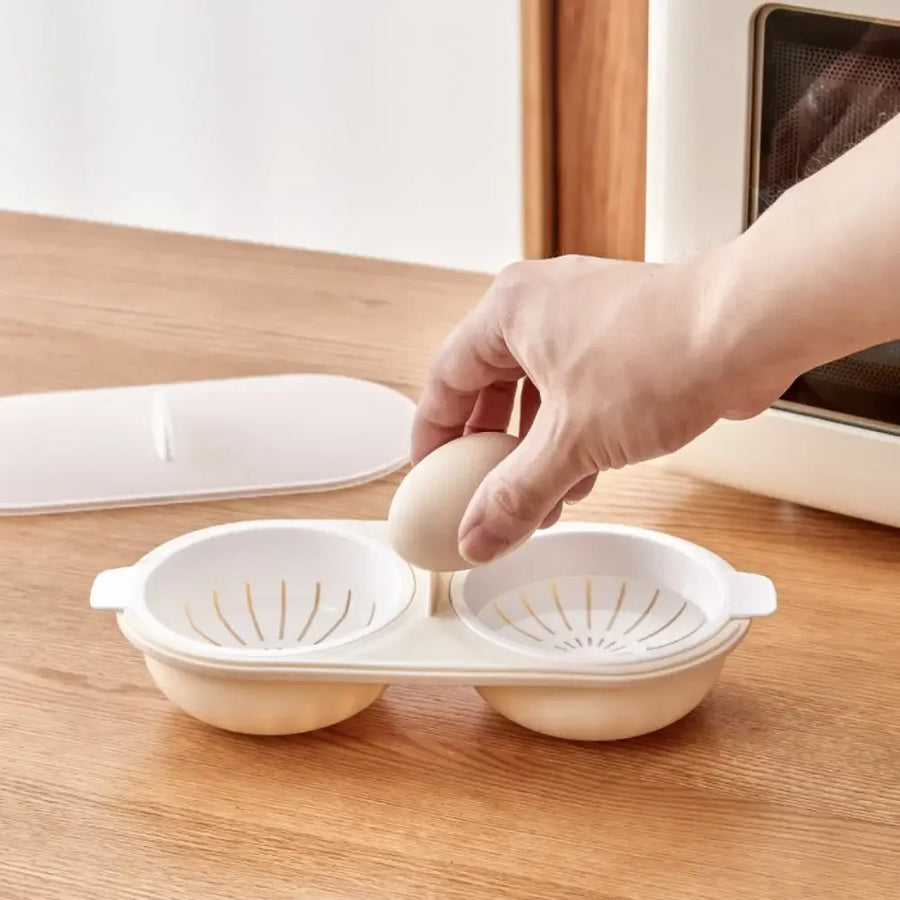 Double Space Durable Microwave Egg Maker - Image 1