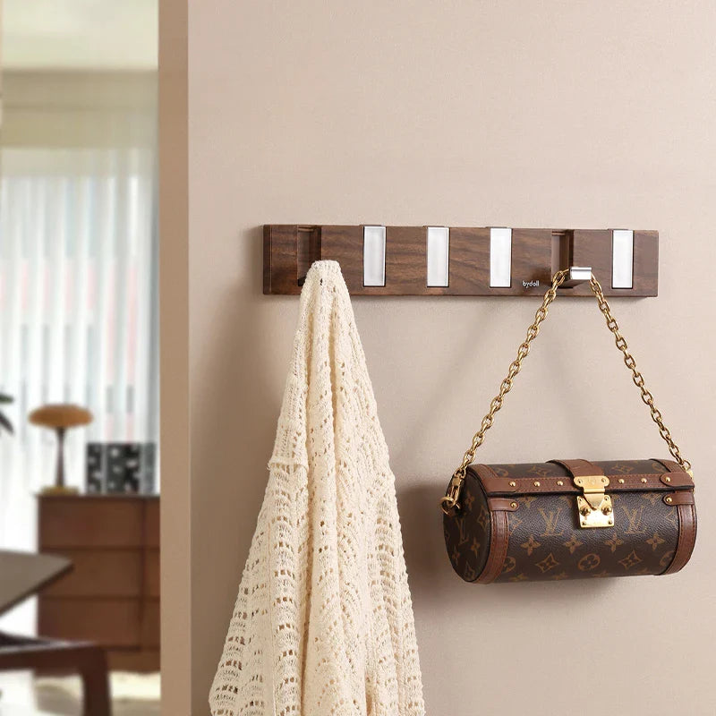Pull & Hang Minimalist Wooden Wall Hanger - Image 0