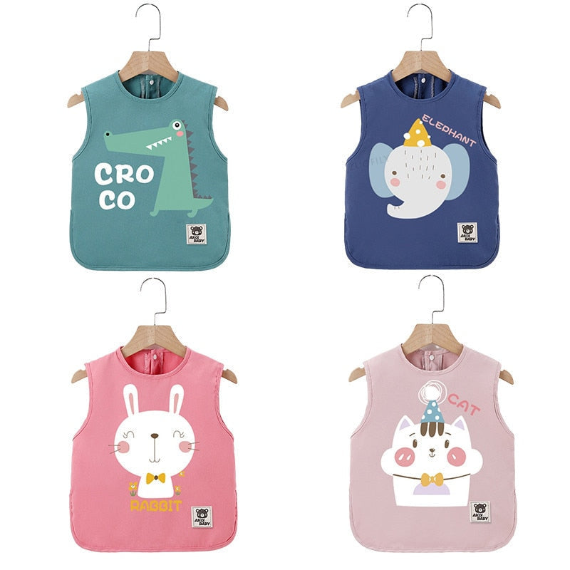 Waterproof Cute Animals Baby Bibs - Image 1