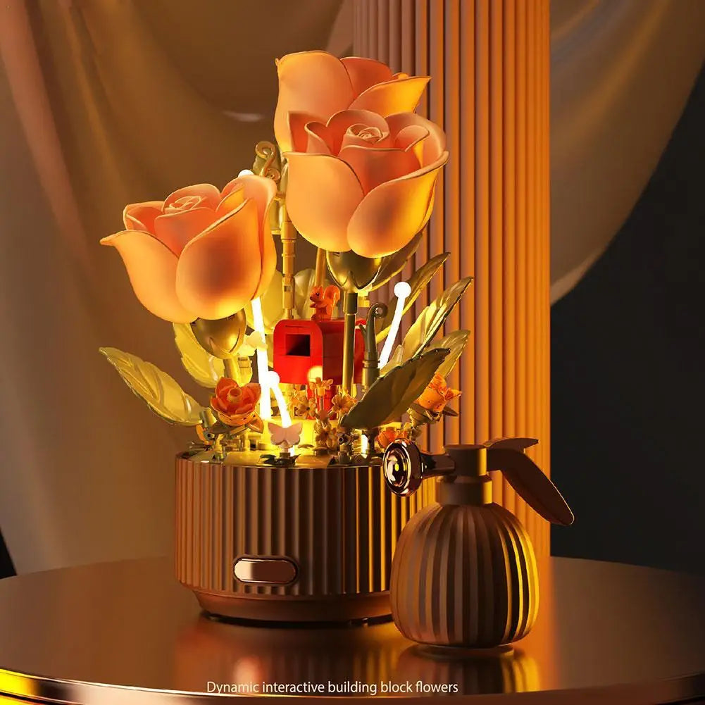 Interactive Blooming Rose Table Lamp - Image 2