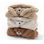 Plush Warm Bear Winter Scarf Mask