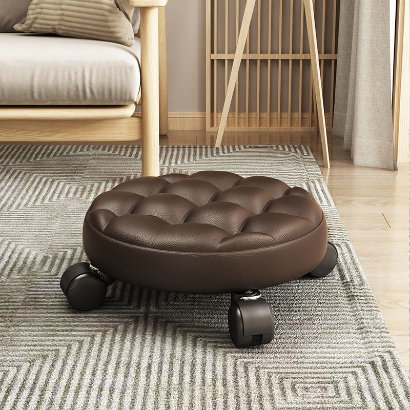 Elegant Creative Aluminum Alloy Lazy Home Low Stool - Image 1