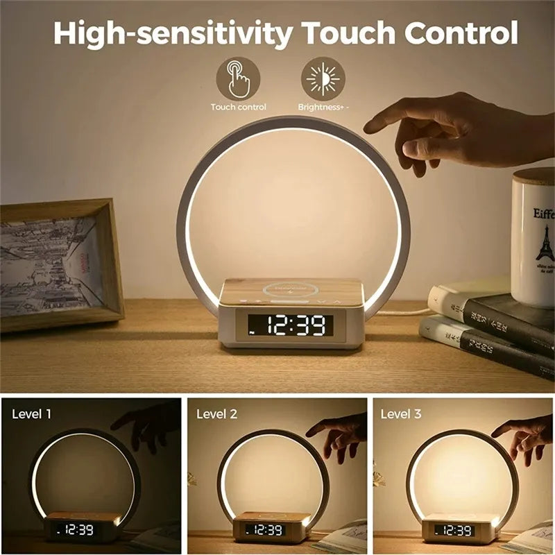 Night Circle Wireless Charger Interactive Lamp - Image 2