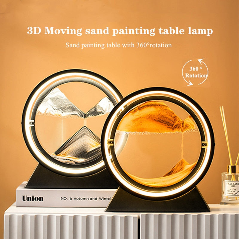 3D LED Painting Sand Art Decor