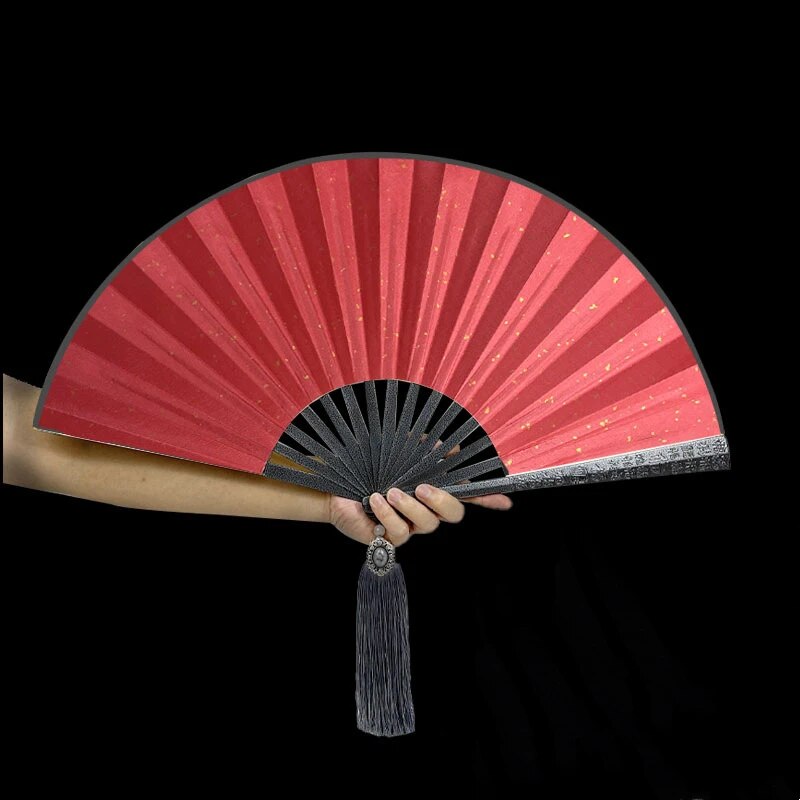 Tungsten Steel Alloy Self-Defense Folding Hand Fan - Image 8