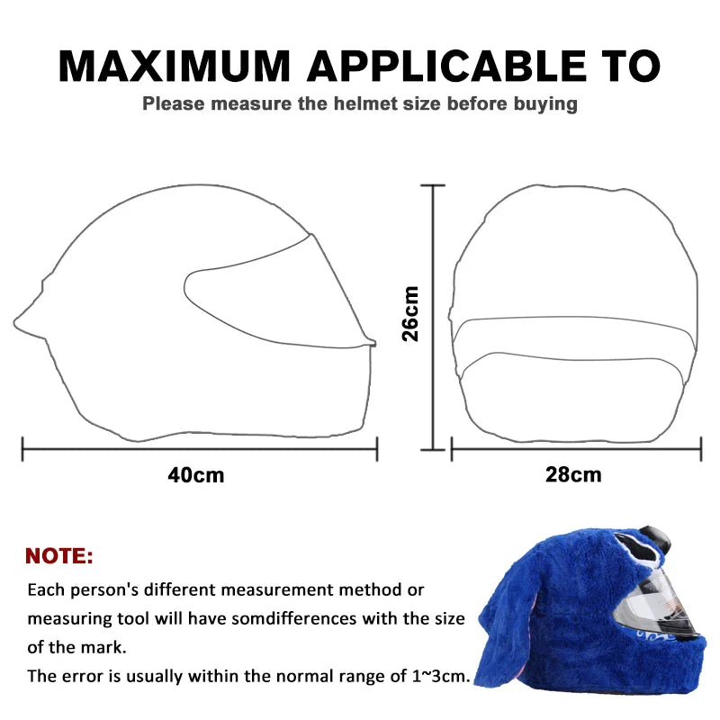 Fluffy Animals Funny Helmet Covers - Image 6