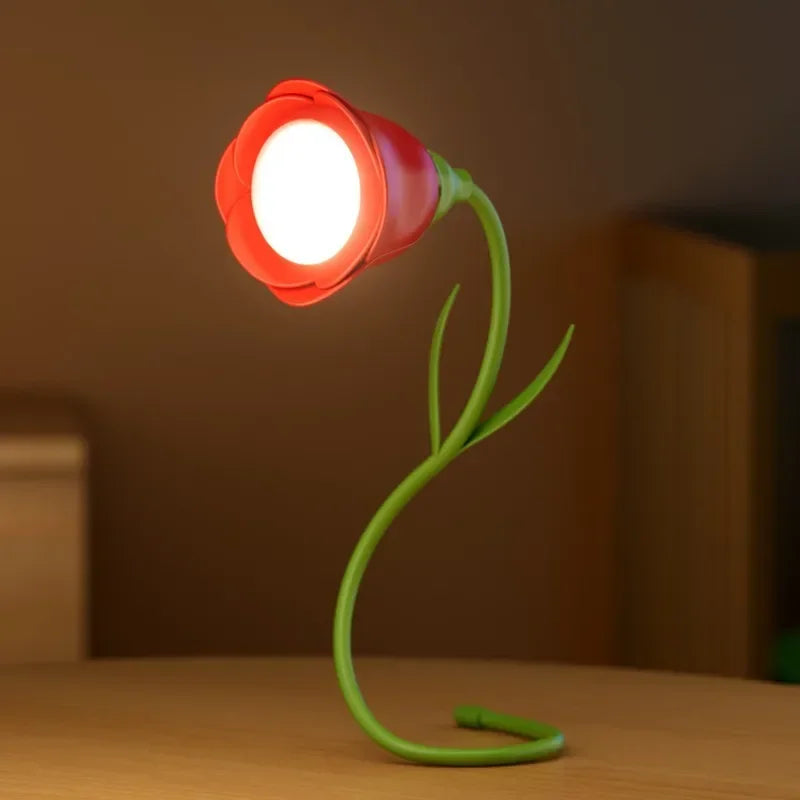 Last Rose Blooming Rose Accent Desk Lamp - Image 7