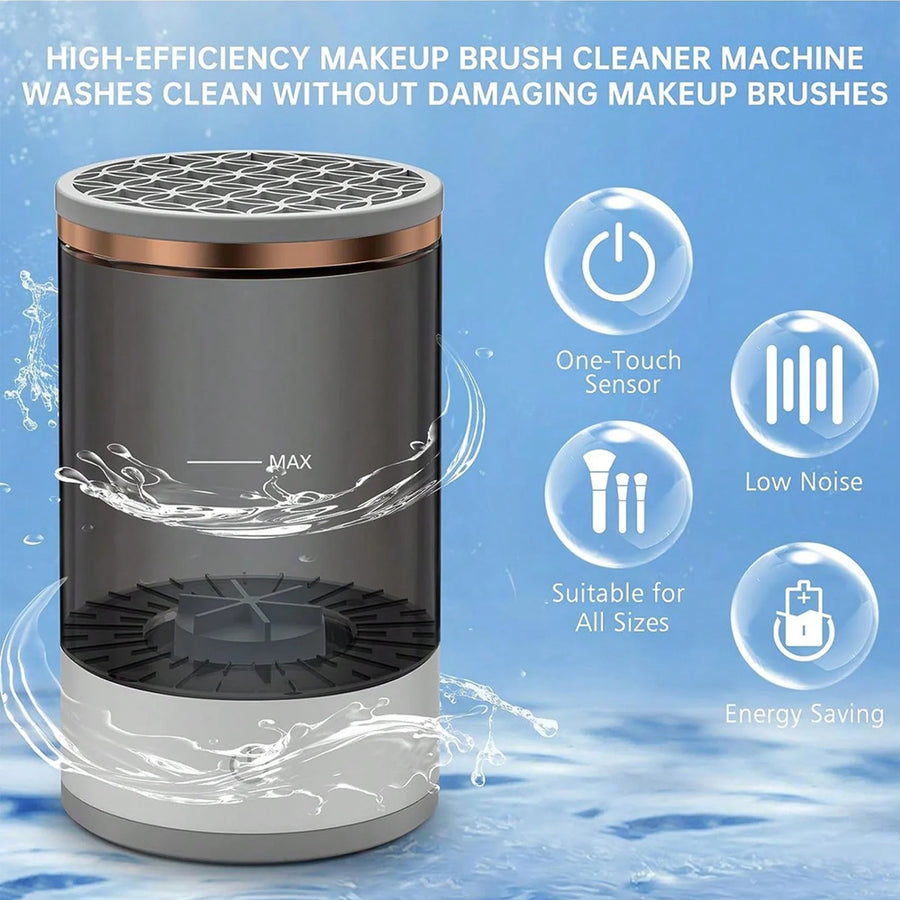 Dustproof Fast USB Automatic Makeup Cleaner - Image 2