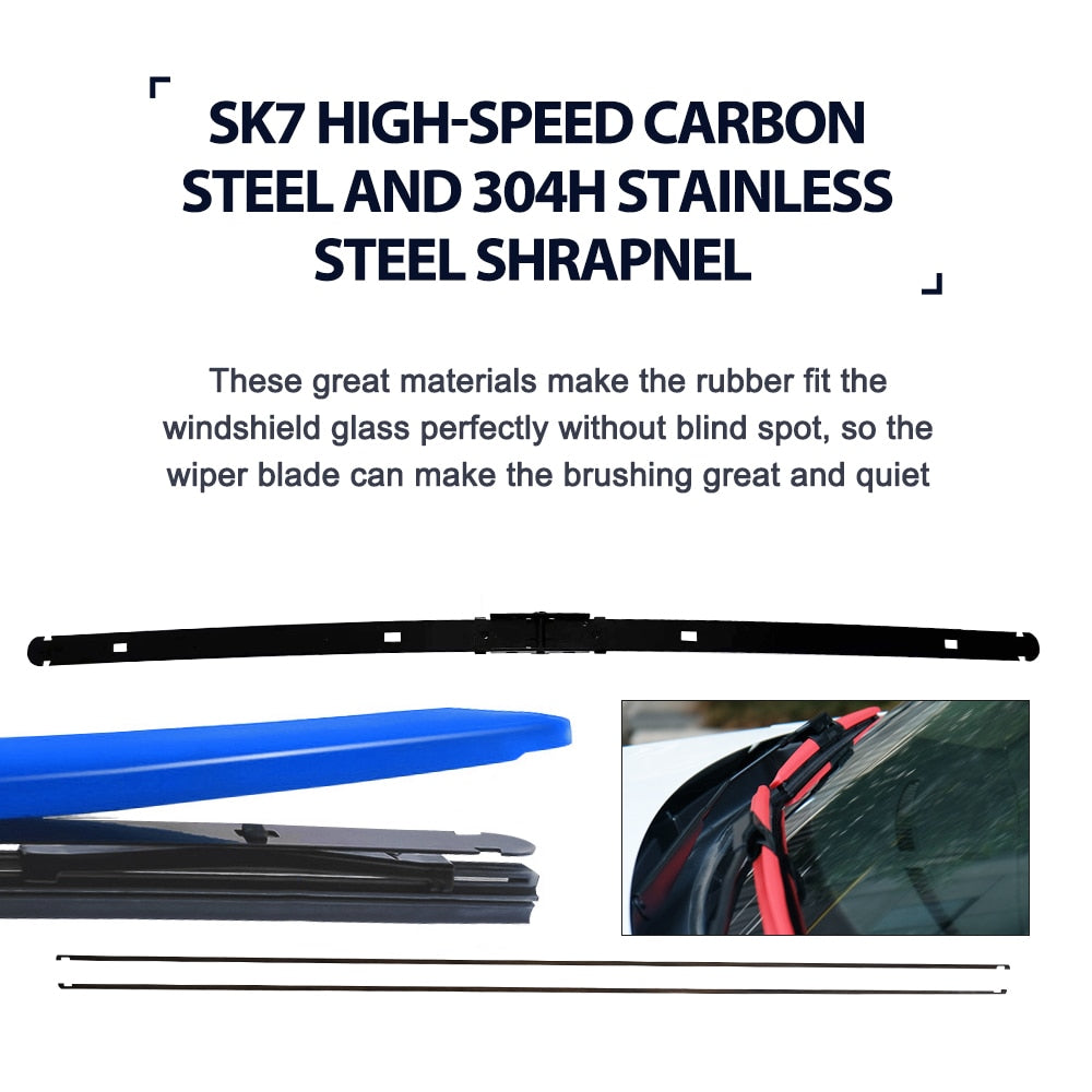 Car Rainbow Colorful Windshield Wiper Blade