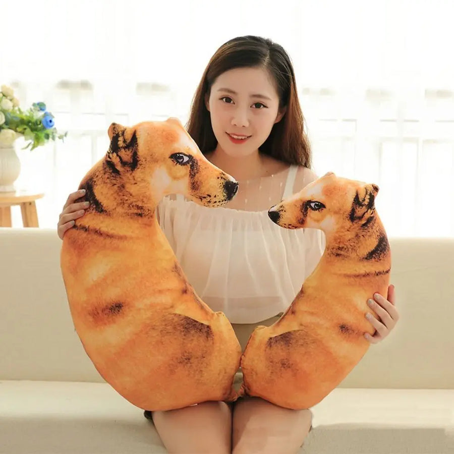 Realistic Dog Soft Dog Plush Pillows - Image 7