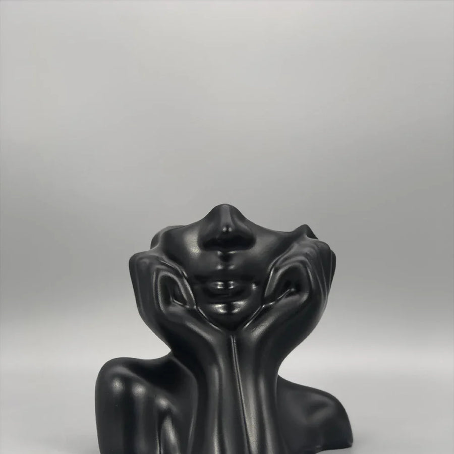 Cheerful Lucky Flower Pot Sculpture - Image 5