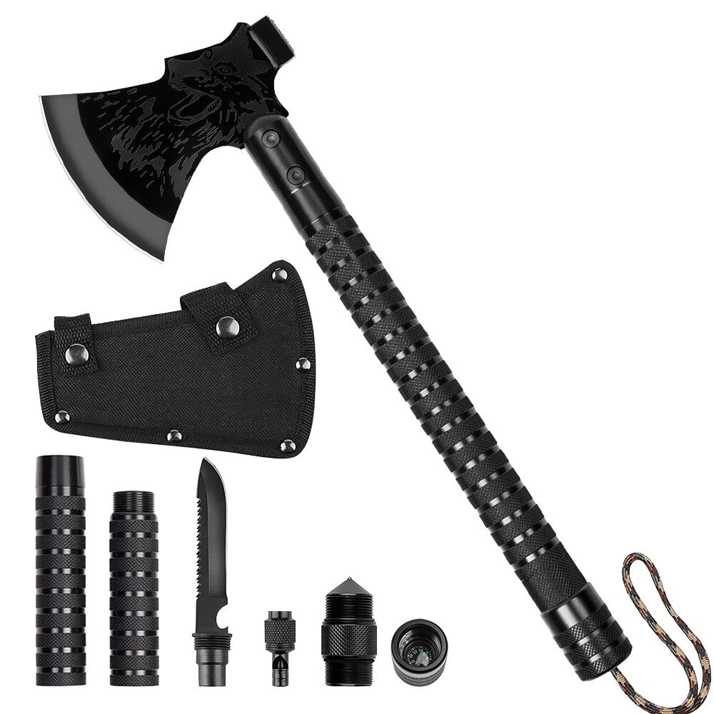 Multi-Gear Foldable Survival Camping Axe